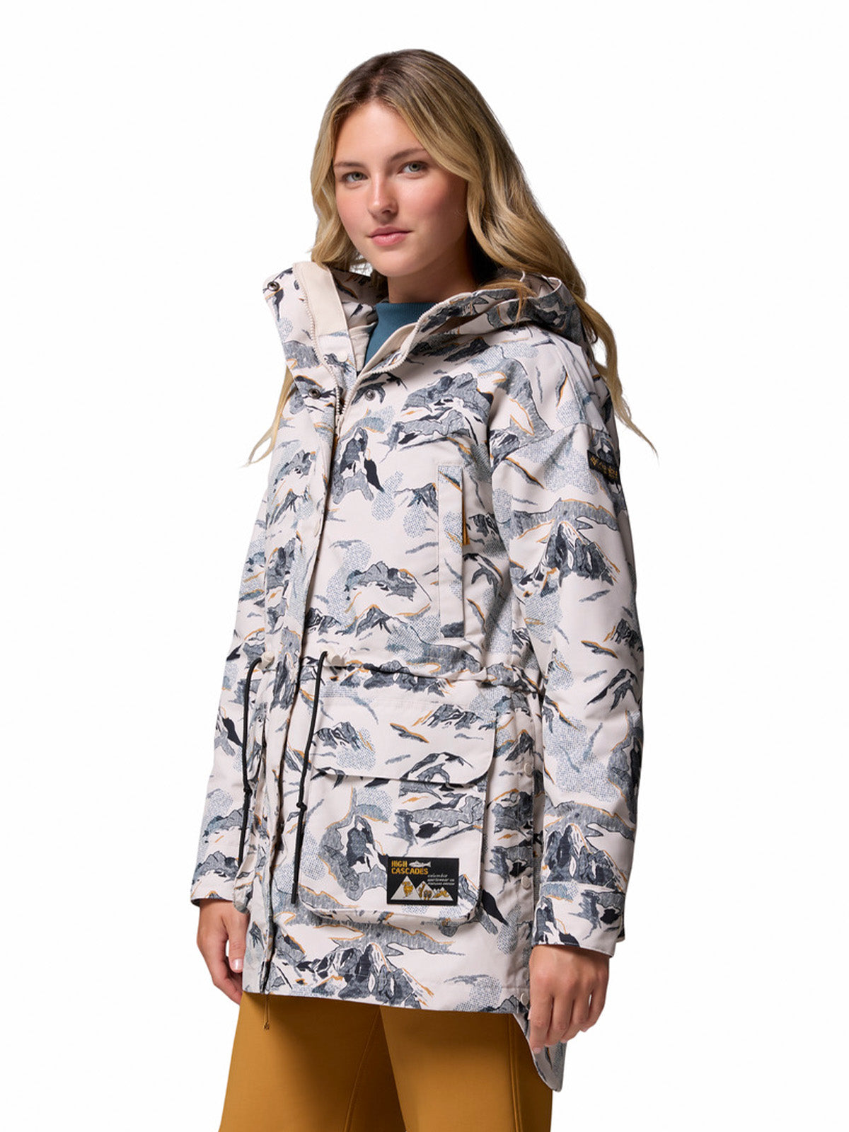 Parka Mujer High Cascades Inter Gris Columbia