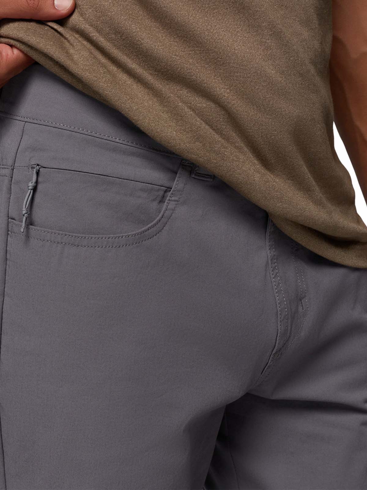 Pantalón Hombre Roc 5 Pocket Gris Columbia
