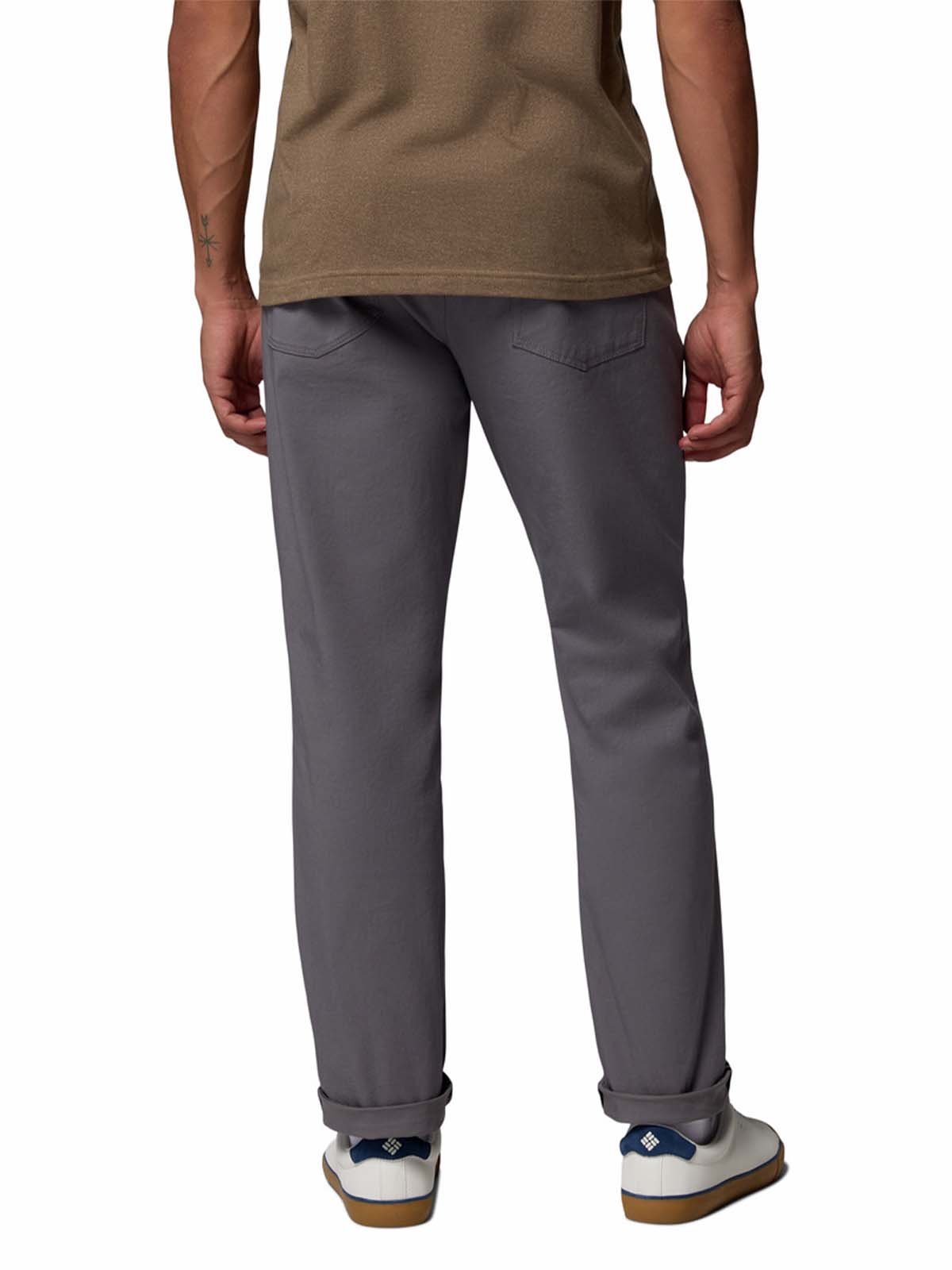 Pantalón Hombre Roc 5 Pocket Gris Columbia
