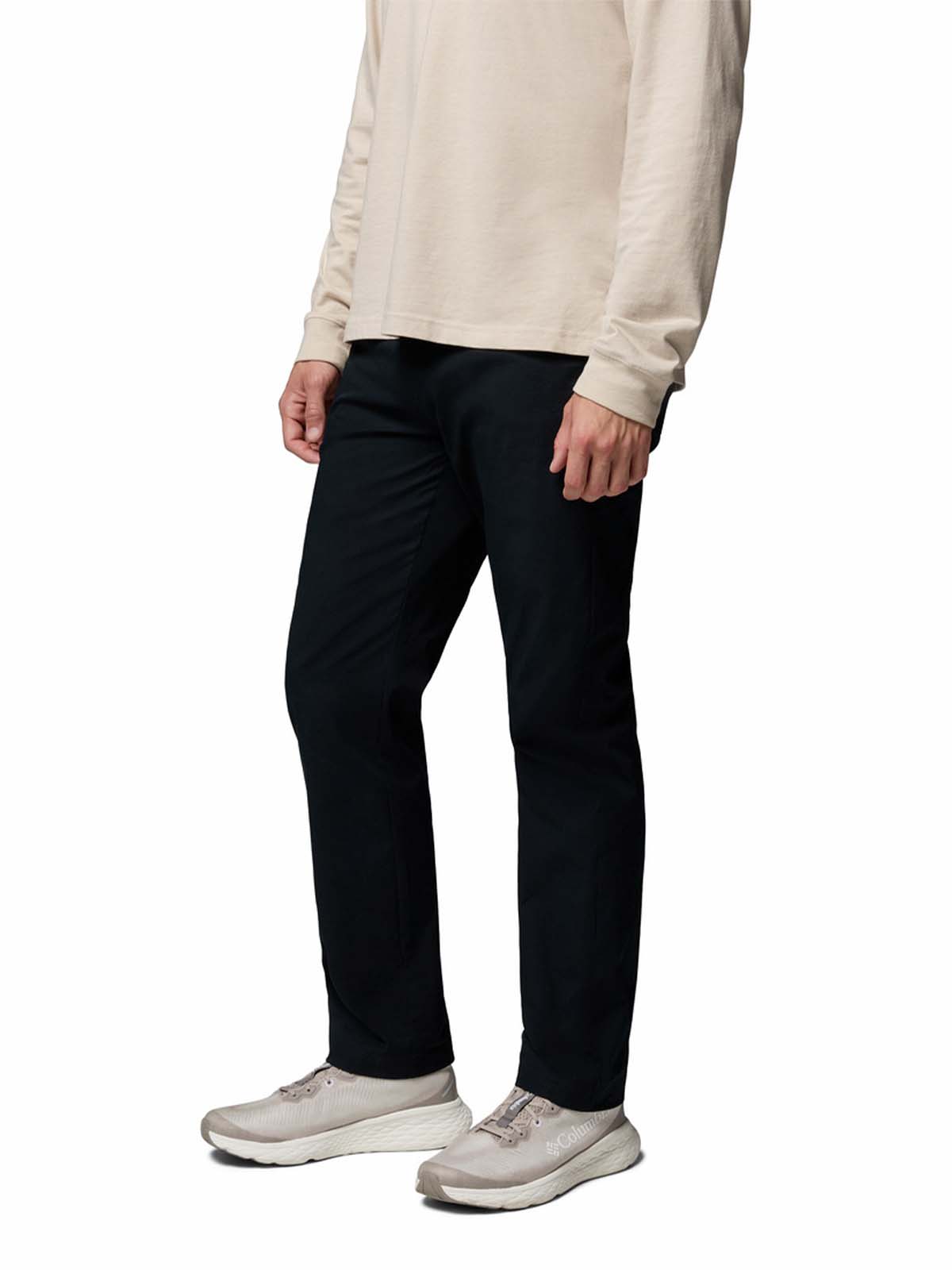 Pantalón Hombre Roc 5 Pocket Negro Columbia