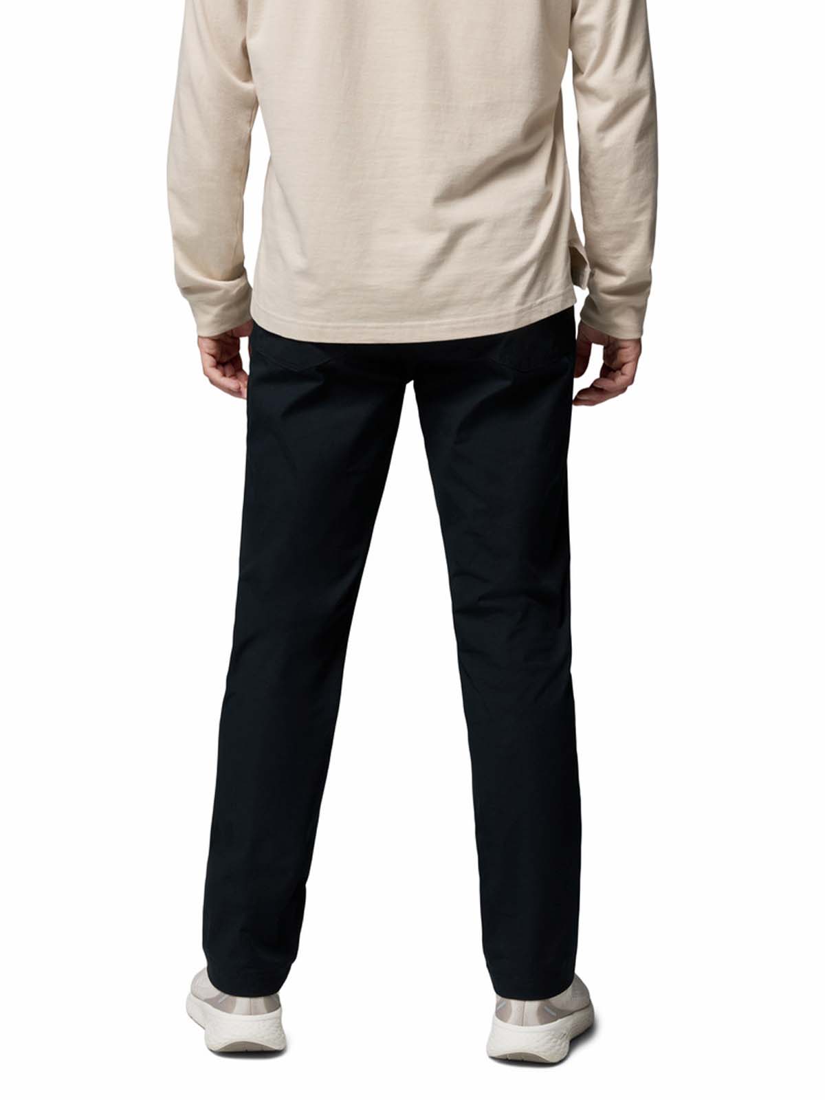 Pantalón Hombre Roc 5 Pocket Negro Columbia