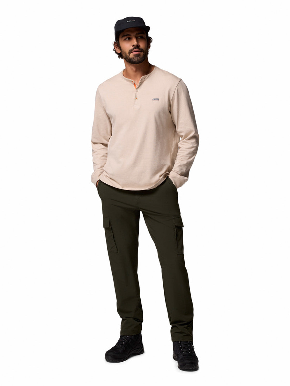 Pantalón Hombre ROC Tech Cargo Verde Columbia