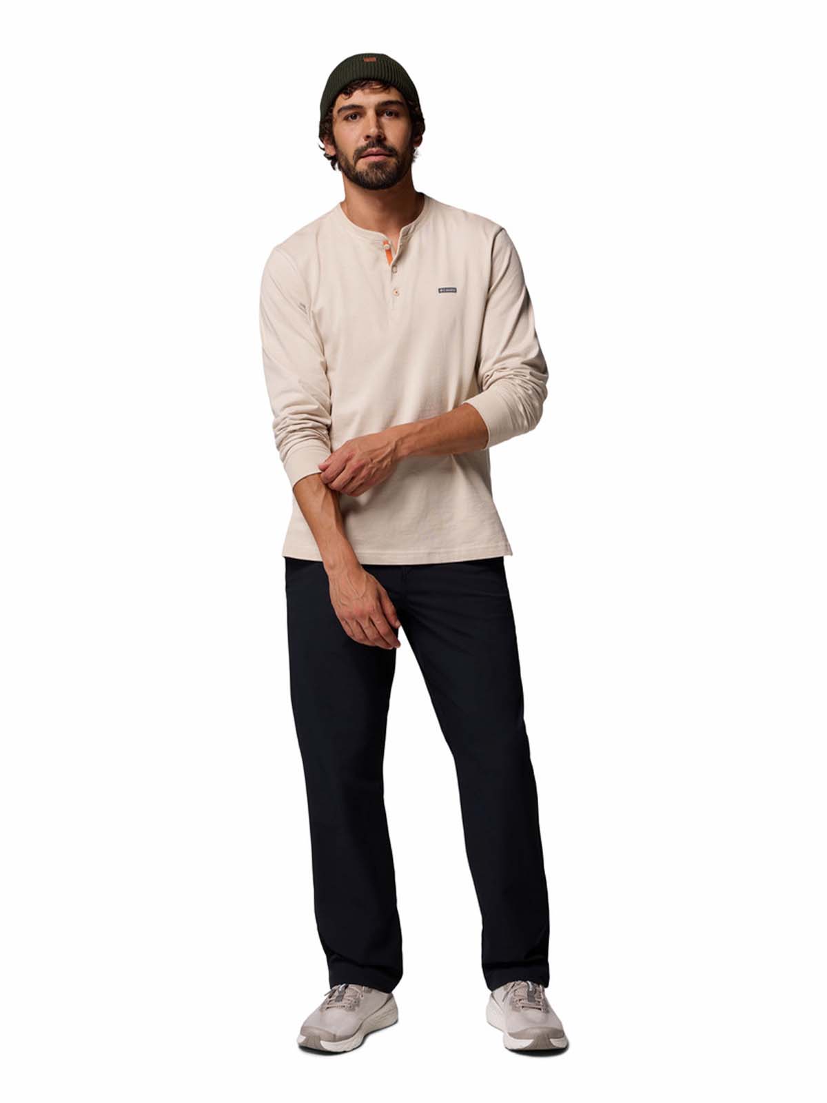 Pantalón Hombre Roc Tech Chino Negro Columbia
