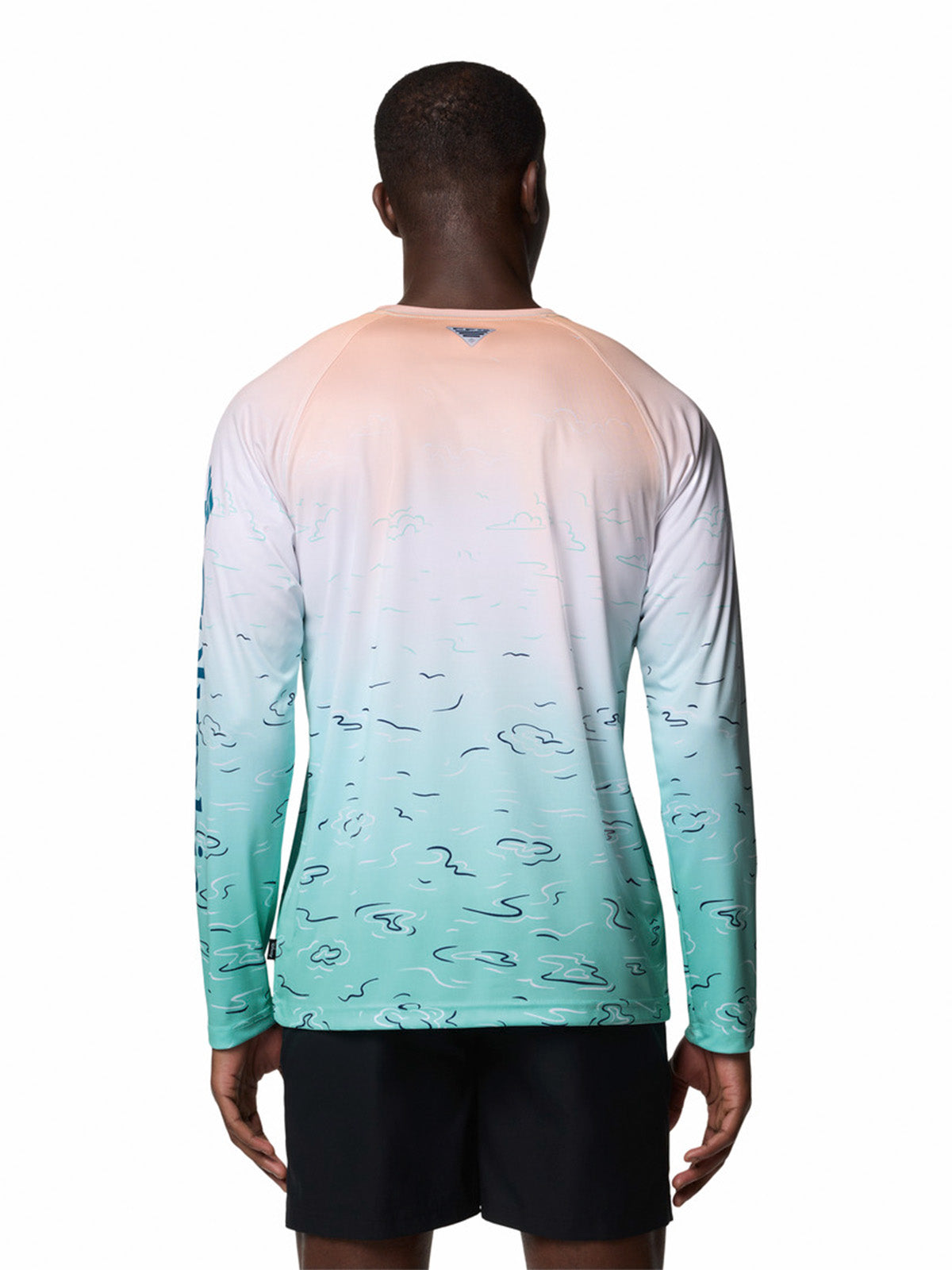 Polera Manga Larga Hombre Disney Terminal Tack Azul Columbia