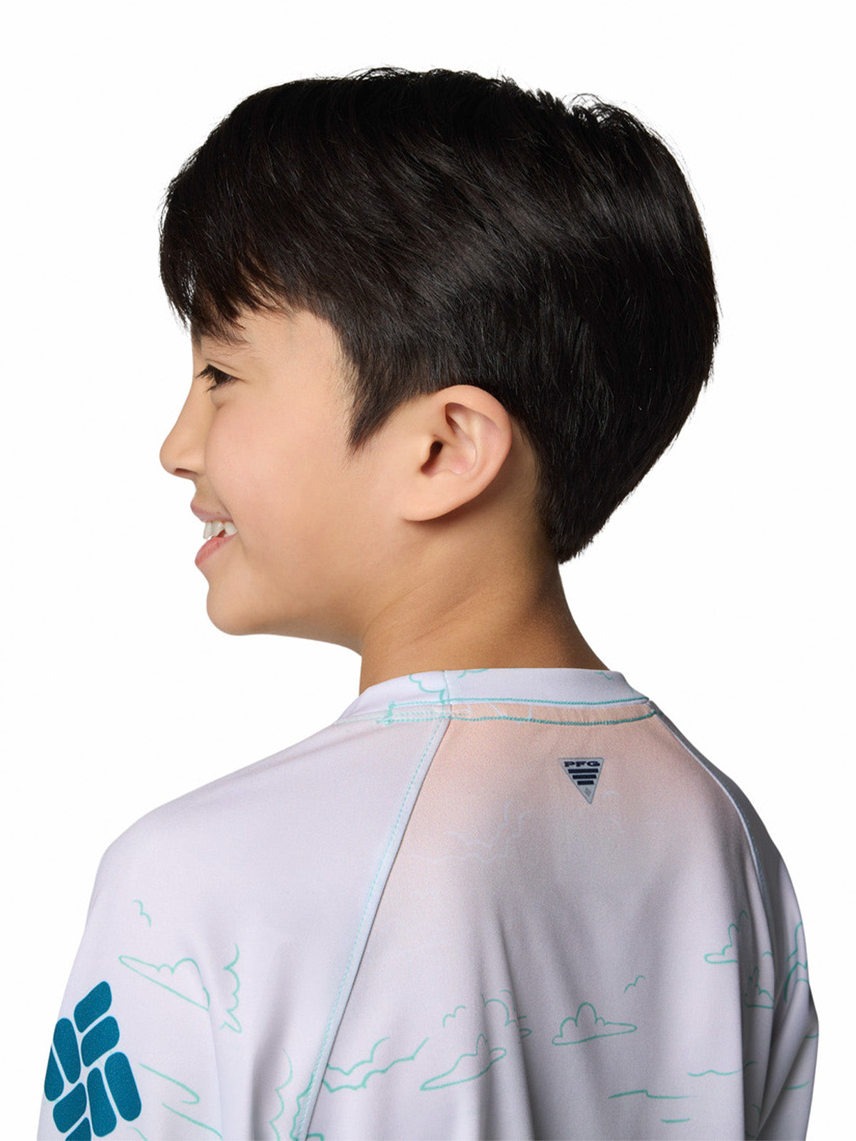 Polera Manga Larga Niño Pfg Disney Terminal Azul Columbia