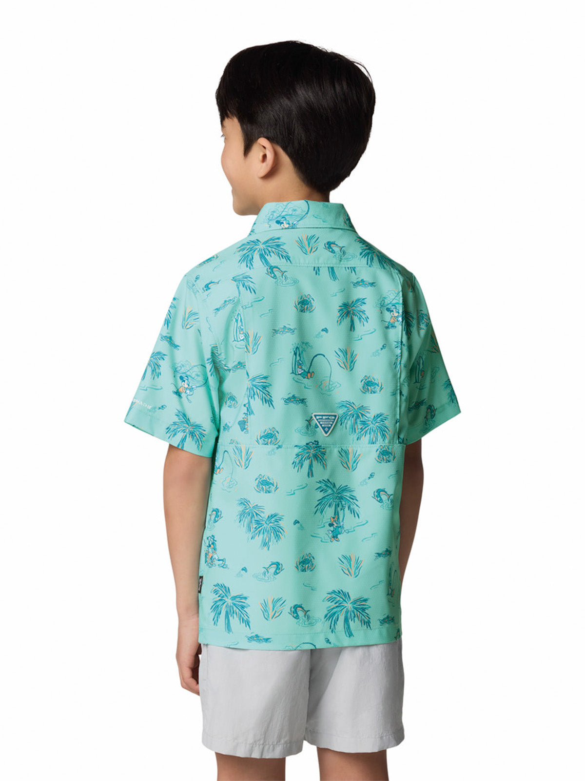 Camisa Manga Corta Niño Pfg Disney Super Slack Azul Columbia