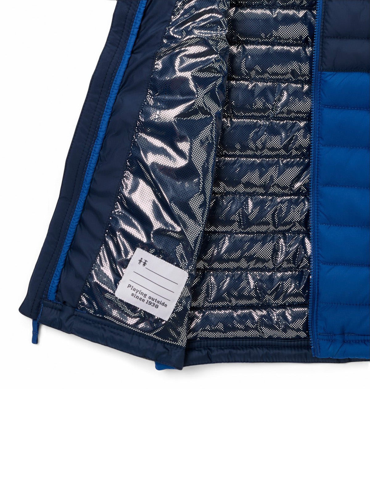Parka Sin Mangas Niño Powder Lite Azul Columbia