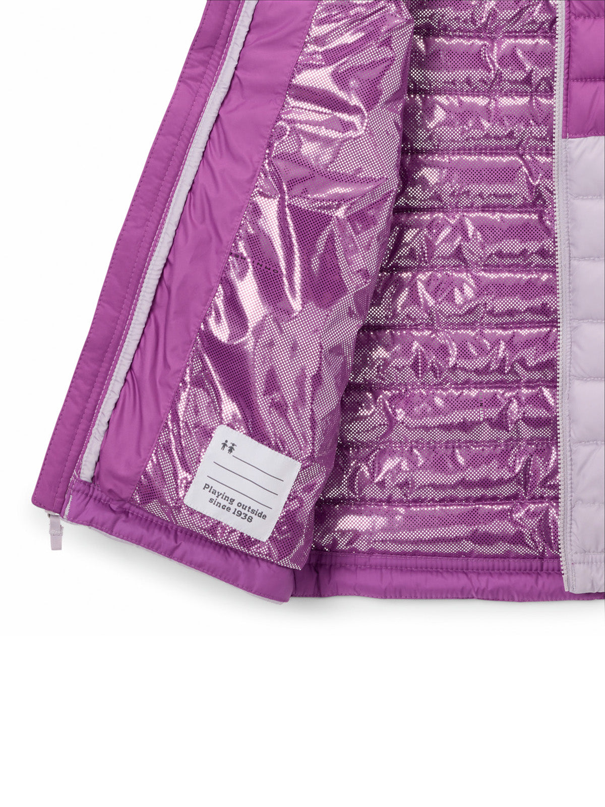 Parka Sin Mangas Niño Powder Lite Morado Columbia