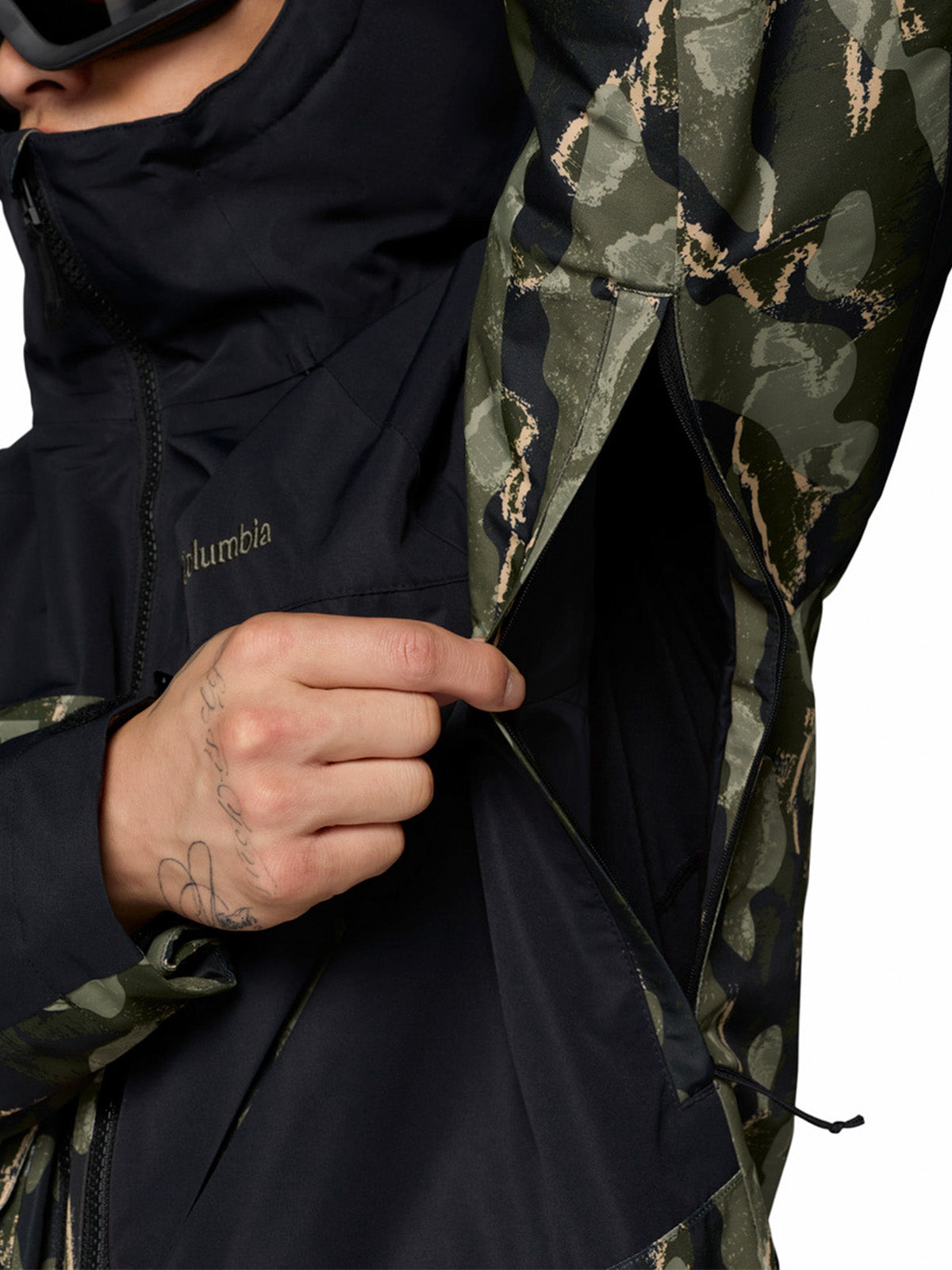 Parka Hombre Coreshot Printed Jkt Verde Columbia