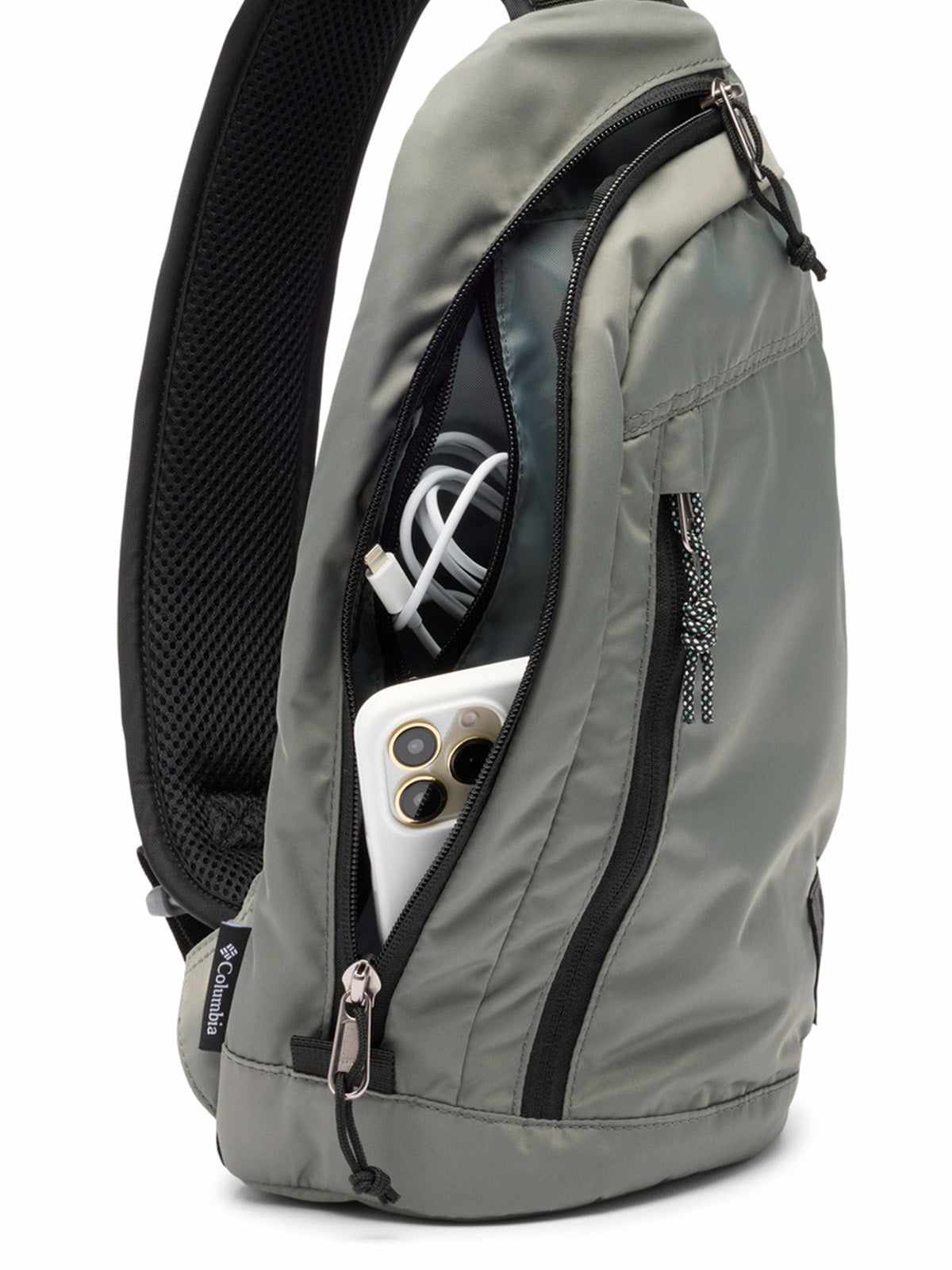 Bolso Unisex Great Smoky Garden Cross-Body 2 Gris Columbia