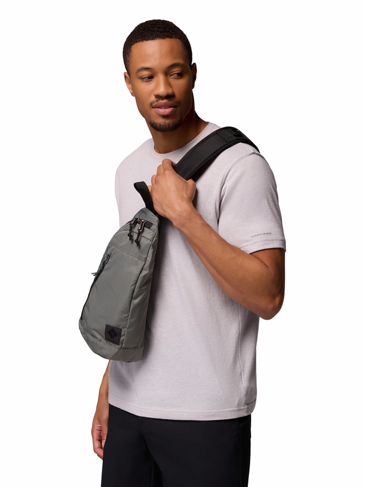 Bolso Unisex Great Smoky Garden Cross-Body 2 Gris Columbia