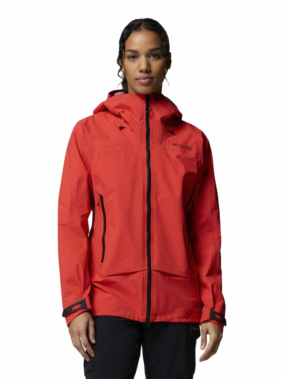 Cortaviento Mujer Saudan Pro 3L Rojo Columbia