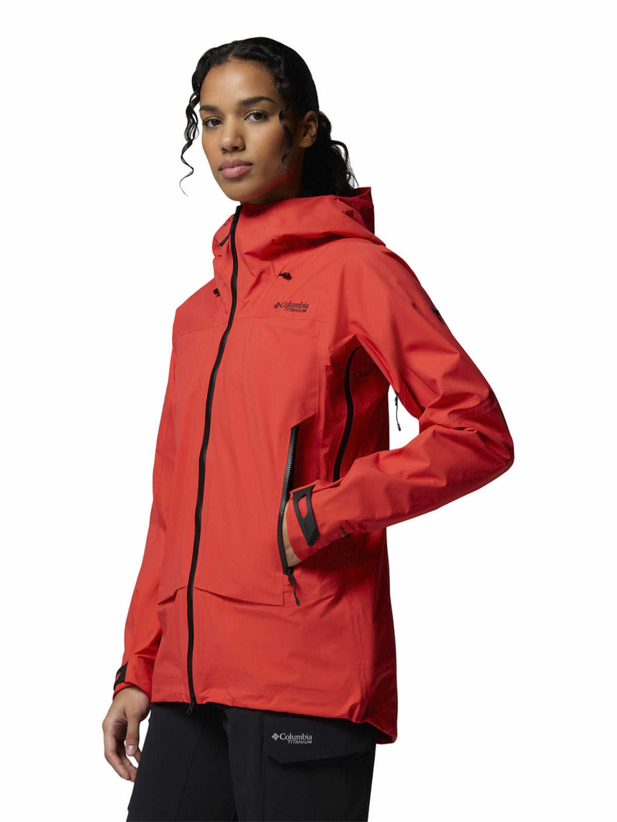 Cortaviento Mujer Saudan Pro 3L Rojo Columbia