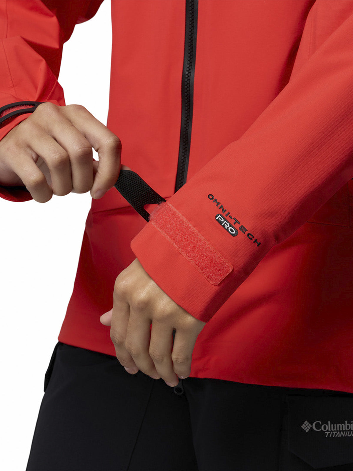Cortaviento Mujer Saudan Pro 3L Rojo Columbia