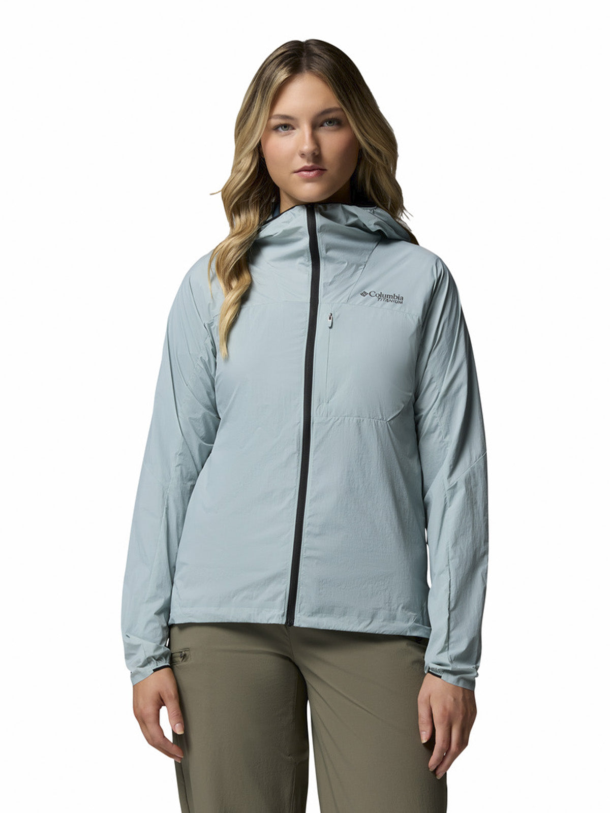 Cortaviento Mujer Khyex Pro Wind Celeste Columbia
