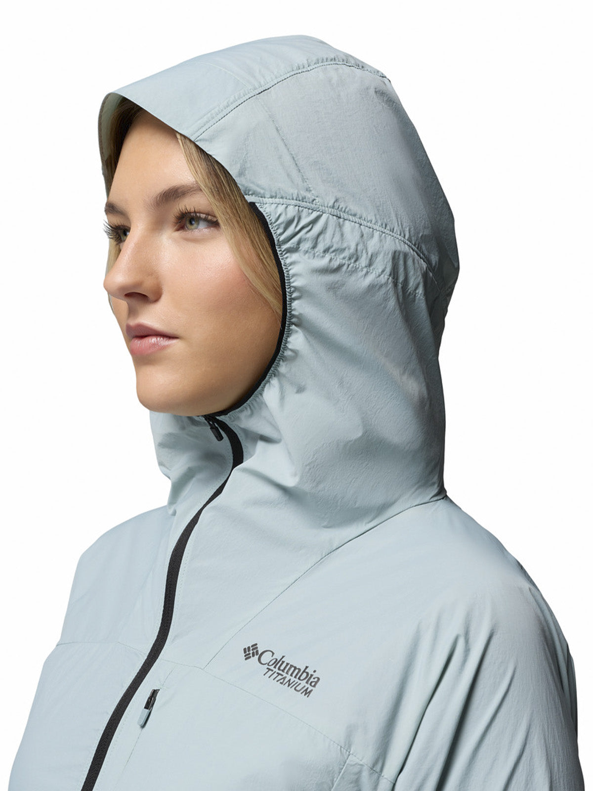 Cortaviento Mujer Khyex Pro Wind Celeste Columbia