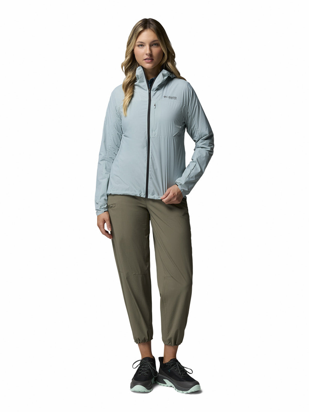 Cortaviento Mujer Khyex Pro Wind Celeste Columbia