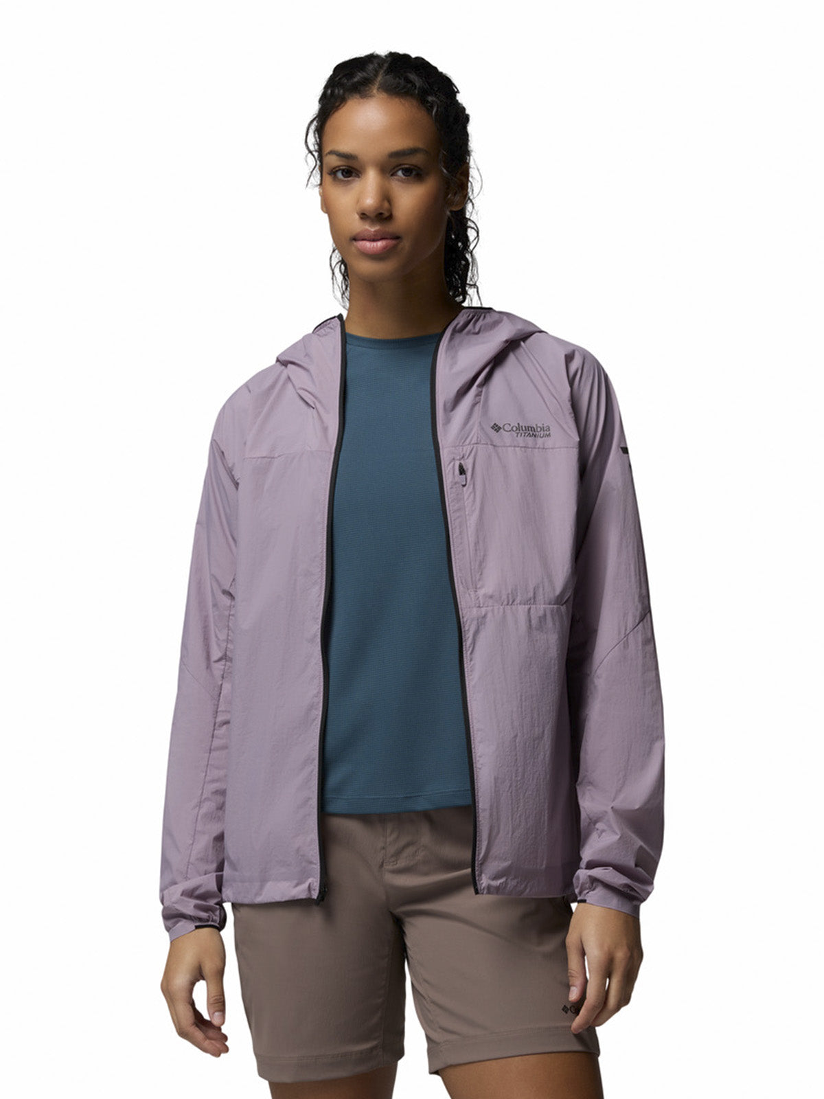 Cortaviento Mujer Khyex Pro Wind Morado Columbia