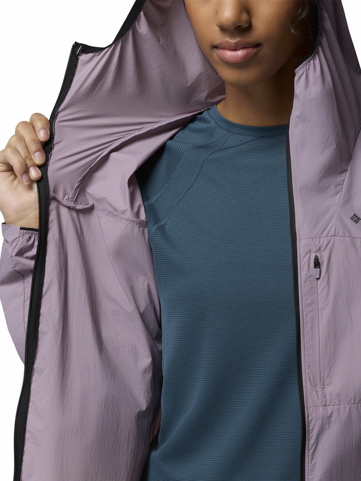 Cortaviento Mujer Khyex Pro Wind Morado Columbia