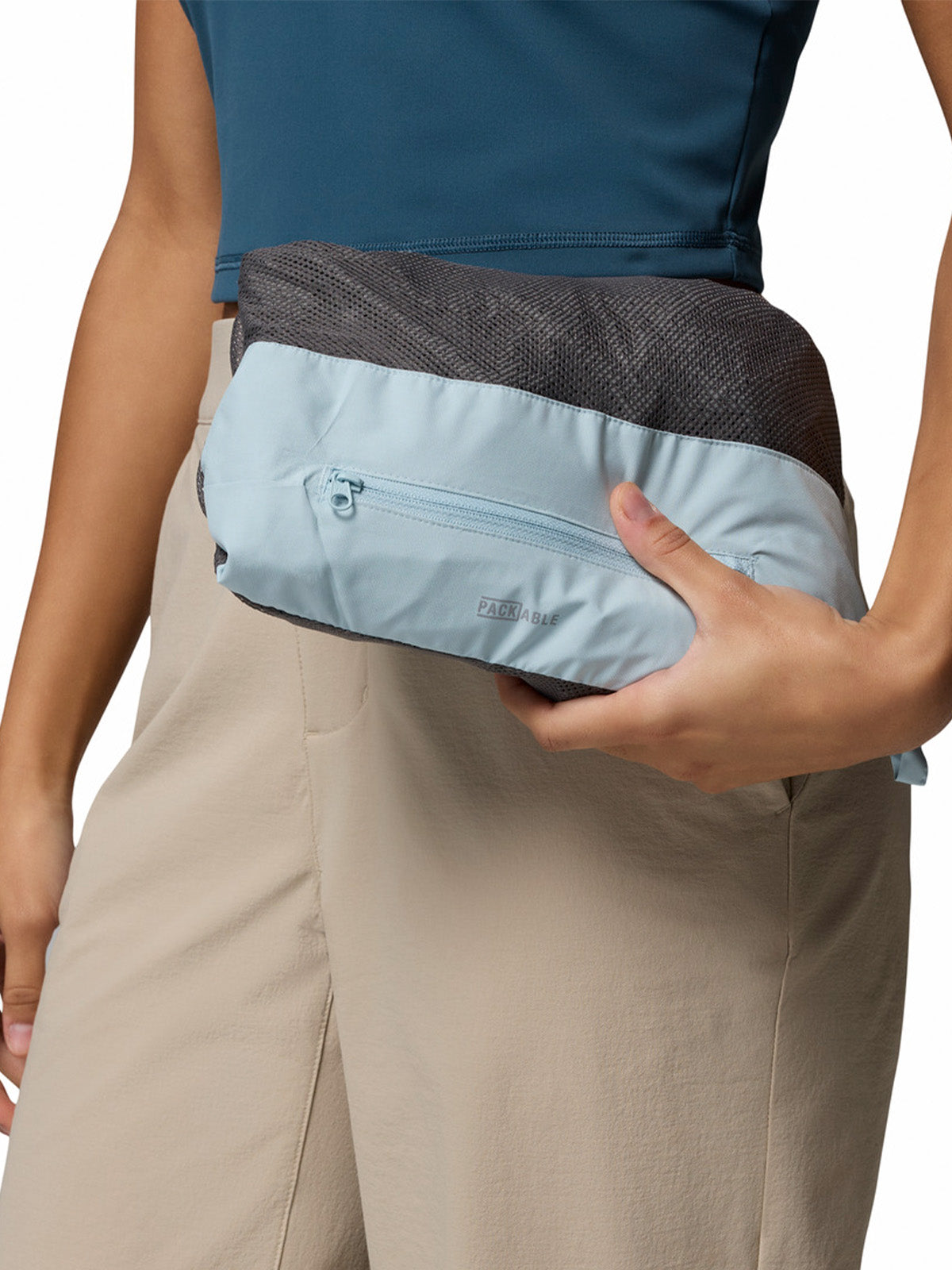 Cortaviento Mujer Trailborne 2.5L Shell Celeste Columbia