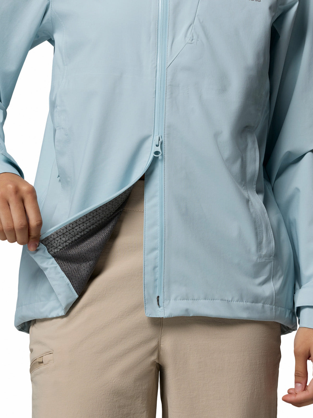 Cortaviento Mujer Trailborne 2.5L Shell Celeste Columbia