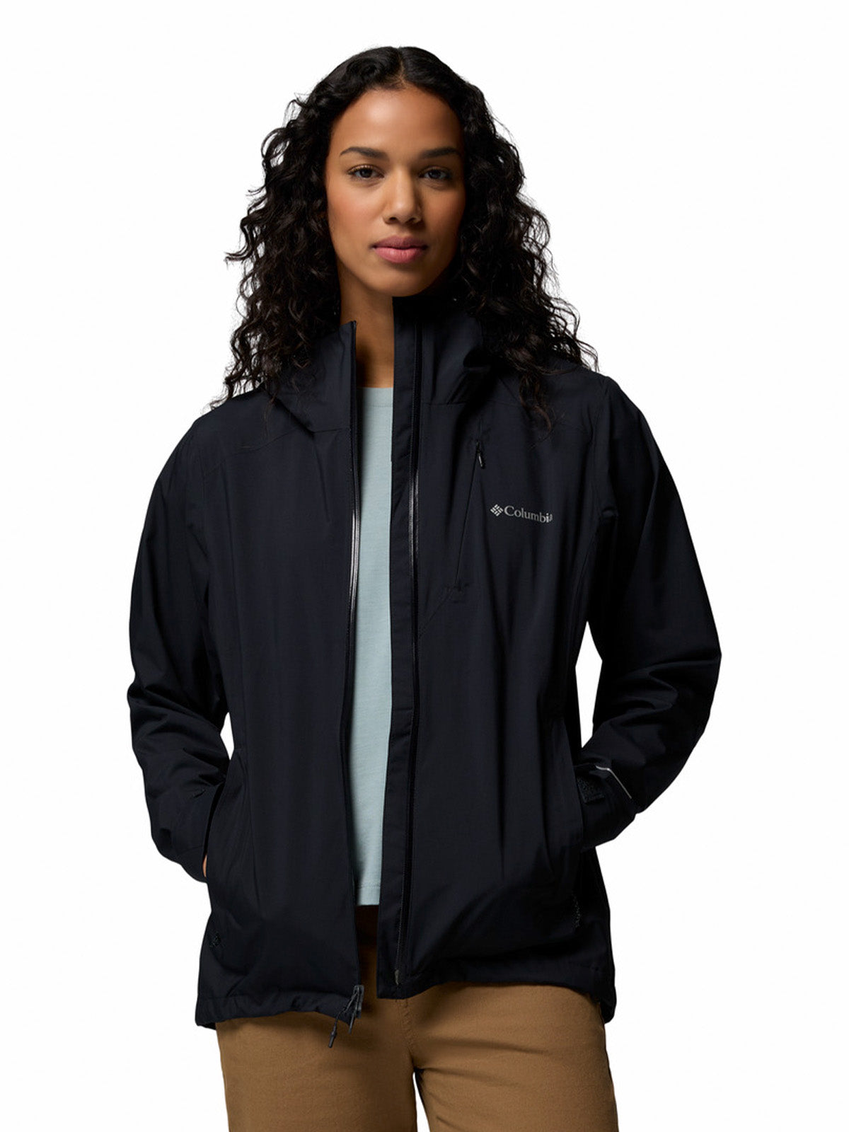 Cortaviento Mujer Trailborne 2.5L Shell Negro Columbia
