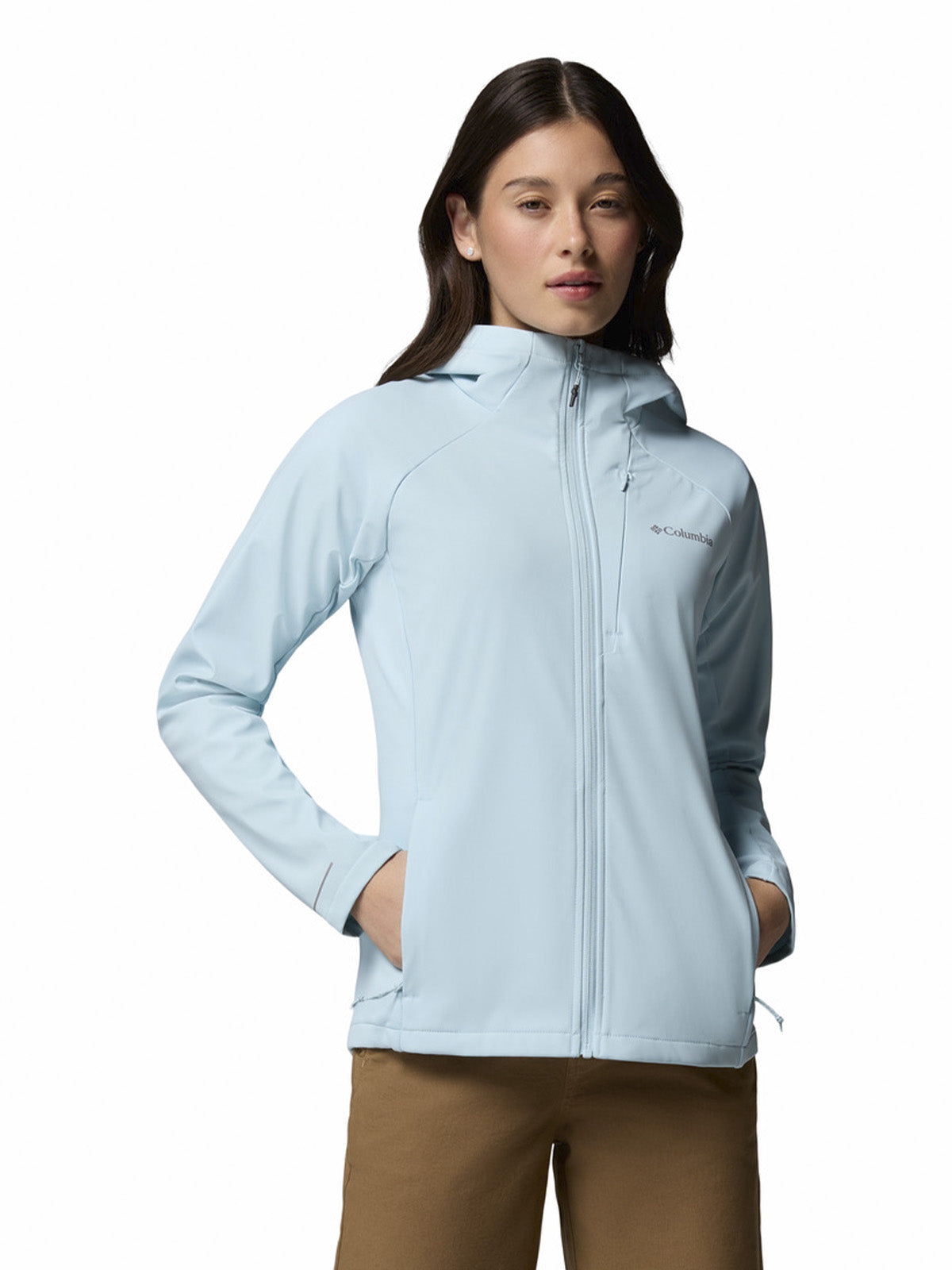 Softshell Mujer Trailborne Celeste Columbia