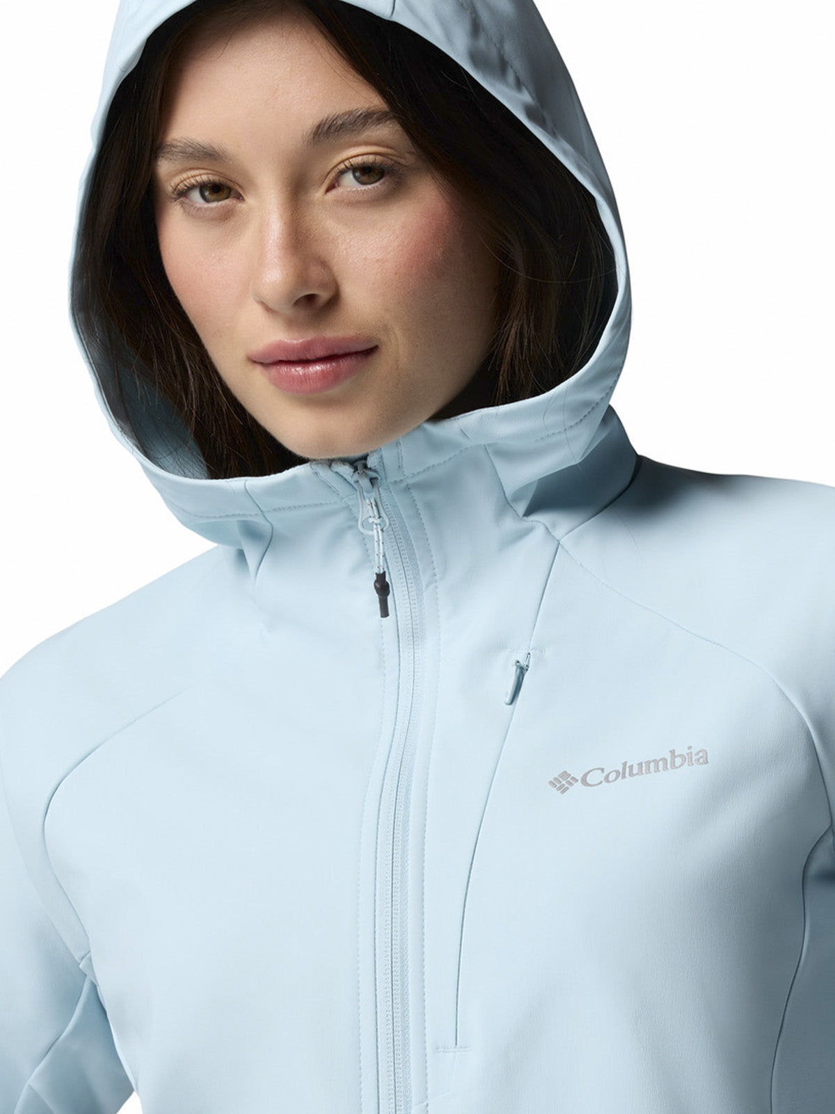 Softshell Mujer Trailborne Celeste Columbia