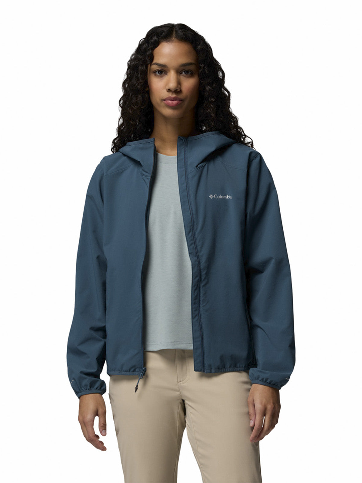 Cortaviento Mujer Trailborne Azul Columbia