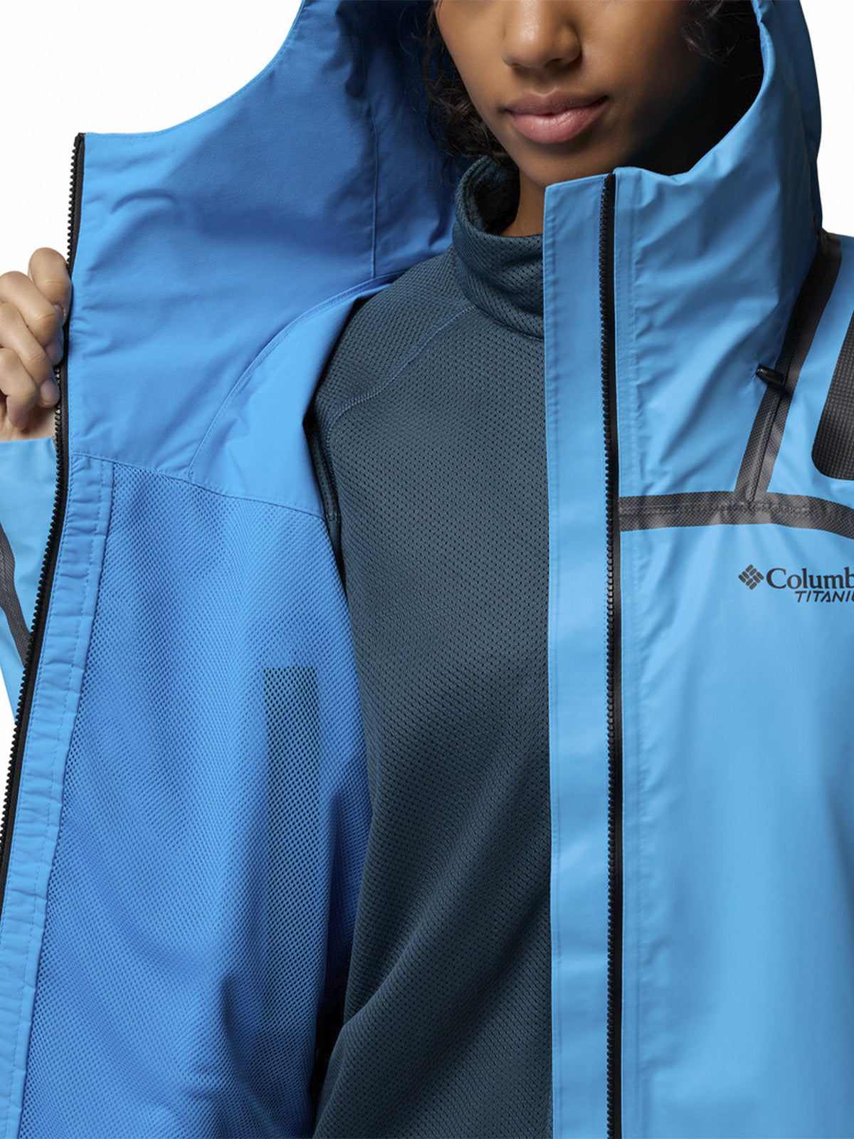 Cortaviento Mujer Whistler Peak Azul Columbia