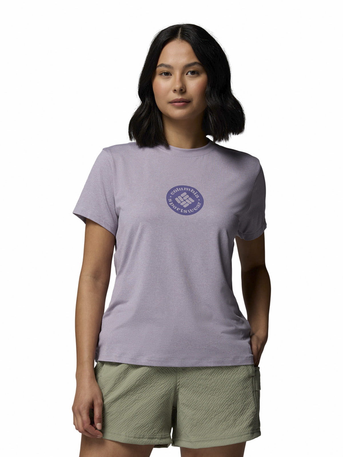 Polera Manga Corta Mujer Parsons PointMorado Columbia