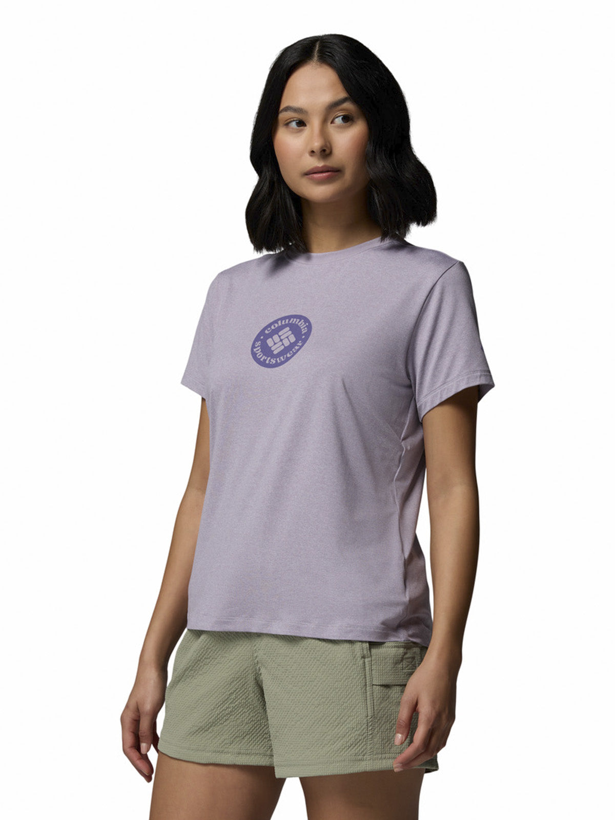 Polera Manga Corta Mujer Parsons PointMorado Columbia