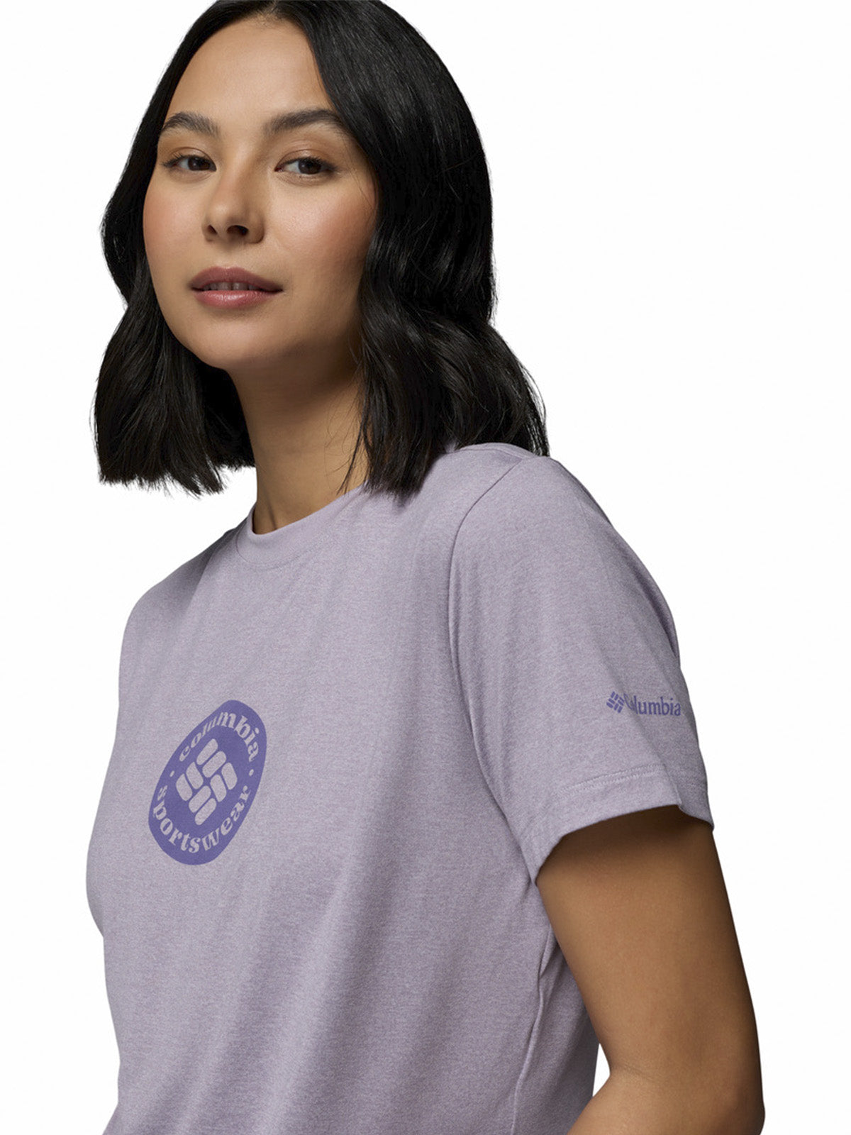 Polera Manga Corta Mujer Parsons PointMorado Columbia