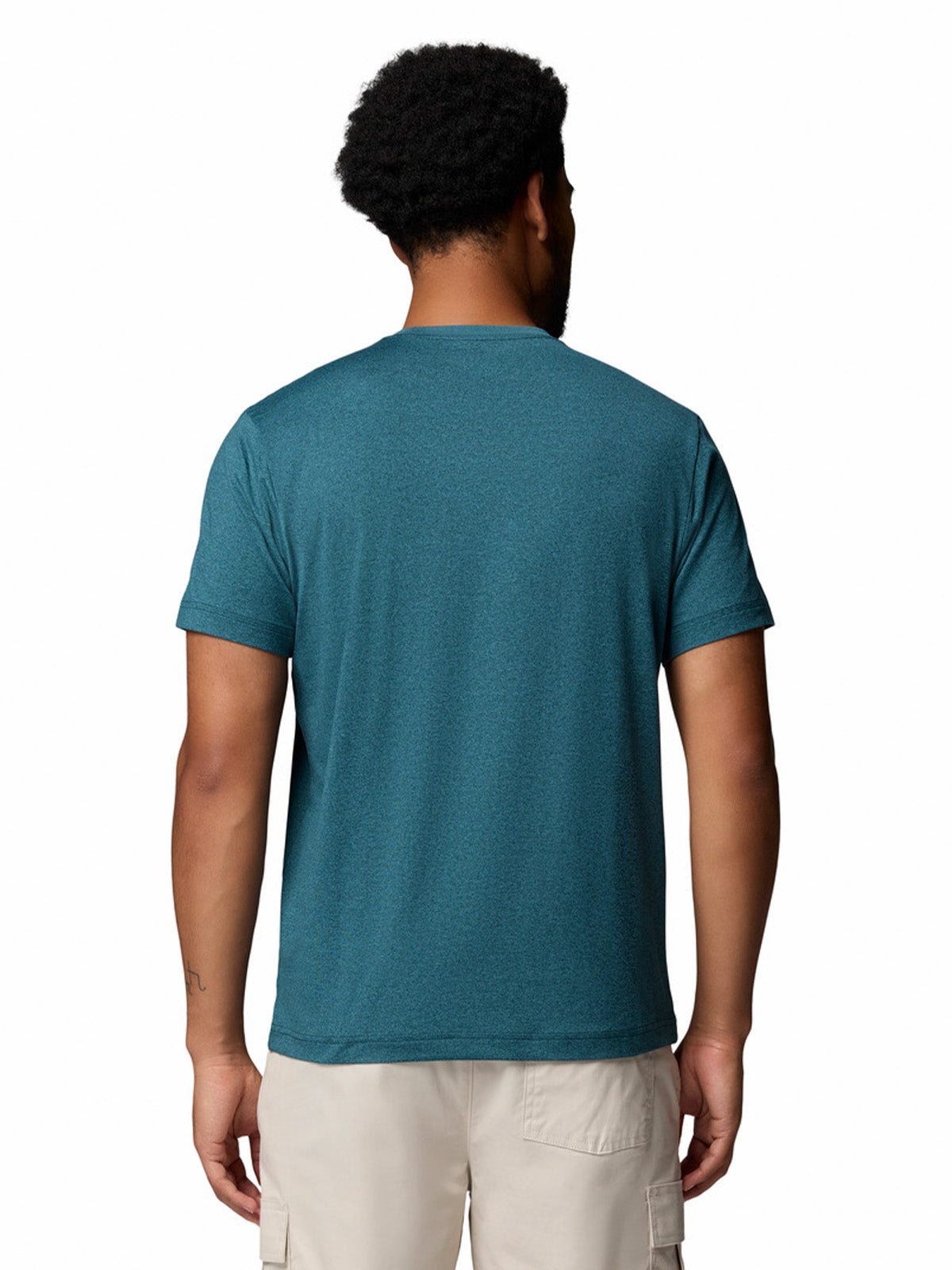 Polera Manga Corta Hombre Parsons Point Azul Everblue Columbia