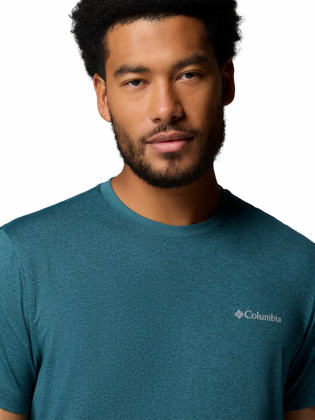 Polera Manga Corta Hombre Parsons Point Azul Everblue Columbia