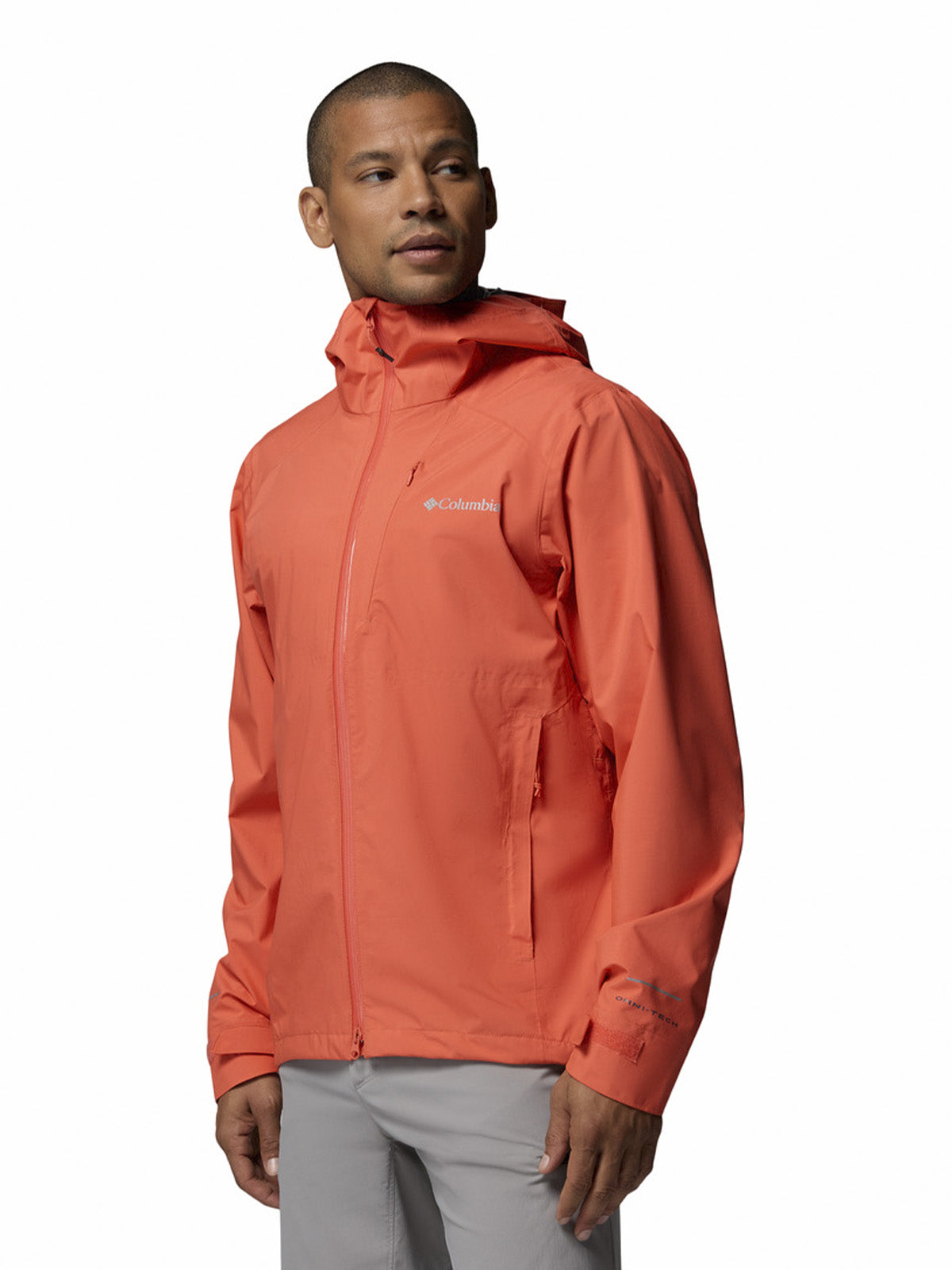 Cortaviento Hombre Trailborne 2.5L Naranjo Columbia