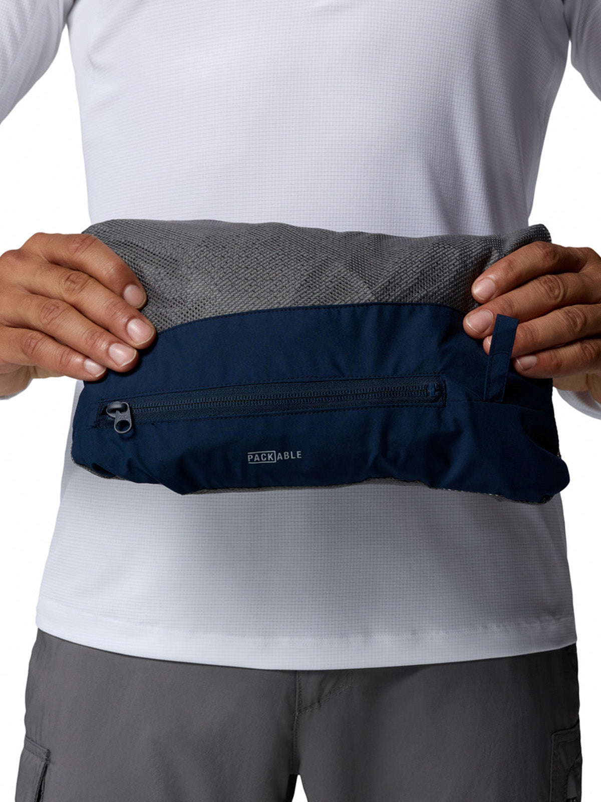 Cortaviento Hombre Trailborne 2.5L Shell Azul Columbia