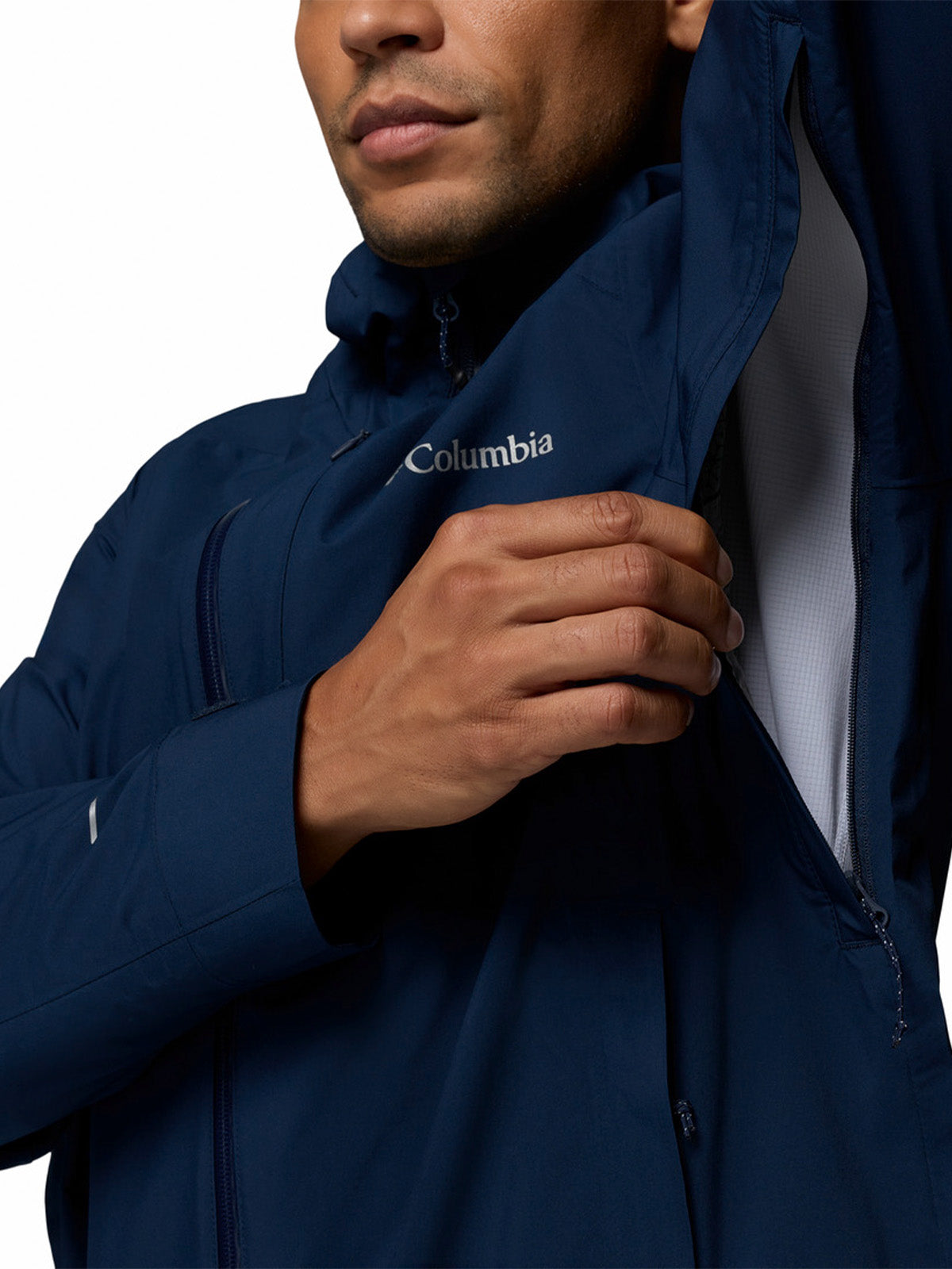 Cortaviento Hombre Trailborne 2.5L Shell Azul Columbia