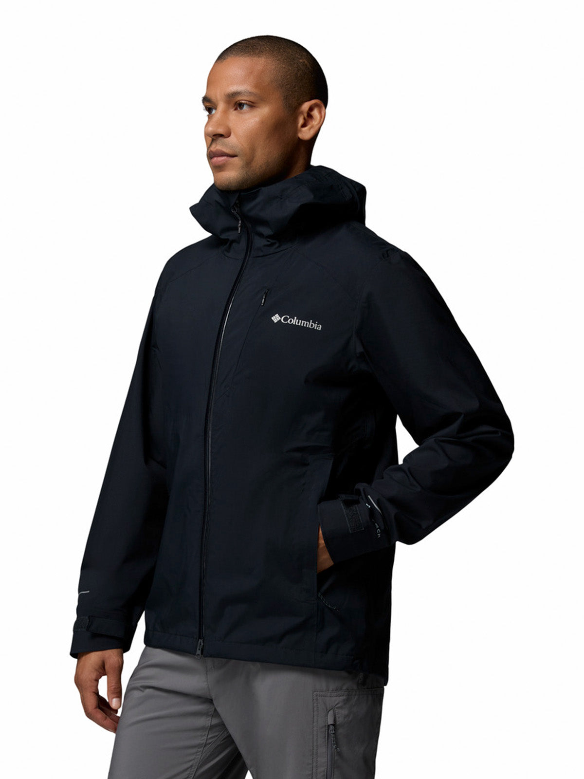 Cortaviento Hombre Trailborne 2.5L Shell Negro Columbia