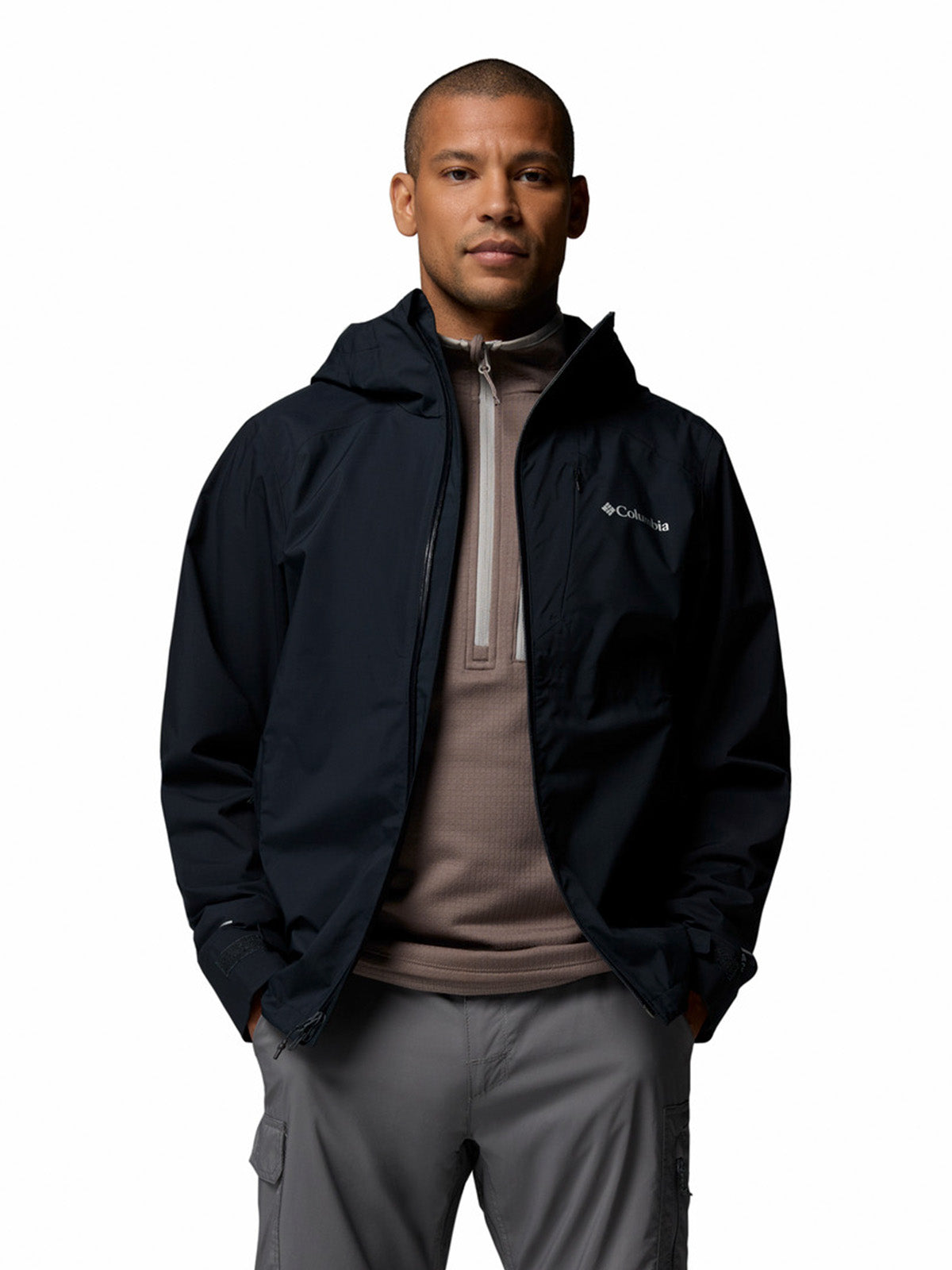 Cortaviento Hombre Trailborne 2.5L Shell Negro Columbia