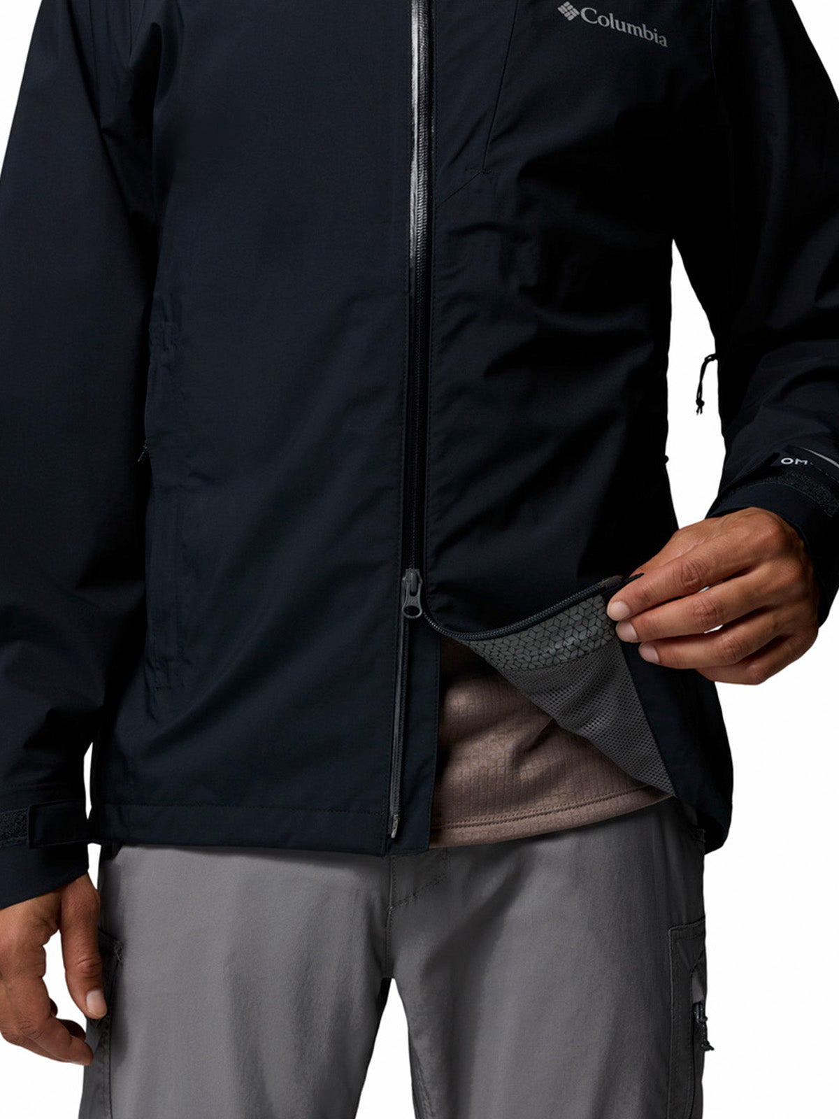 Cortaviento Hombre Trailborne 2.5L Shell Negro Columbia