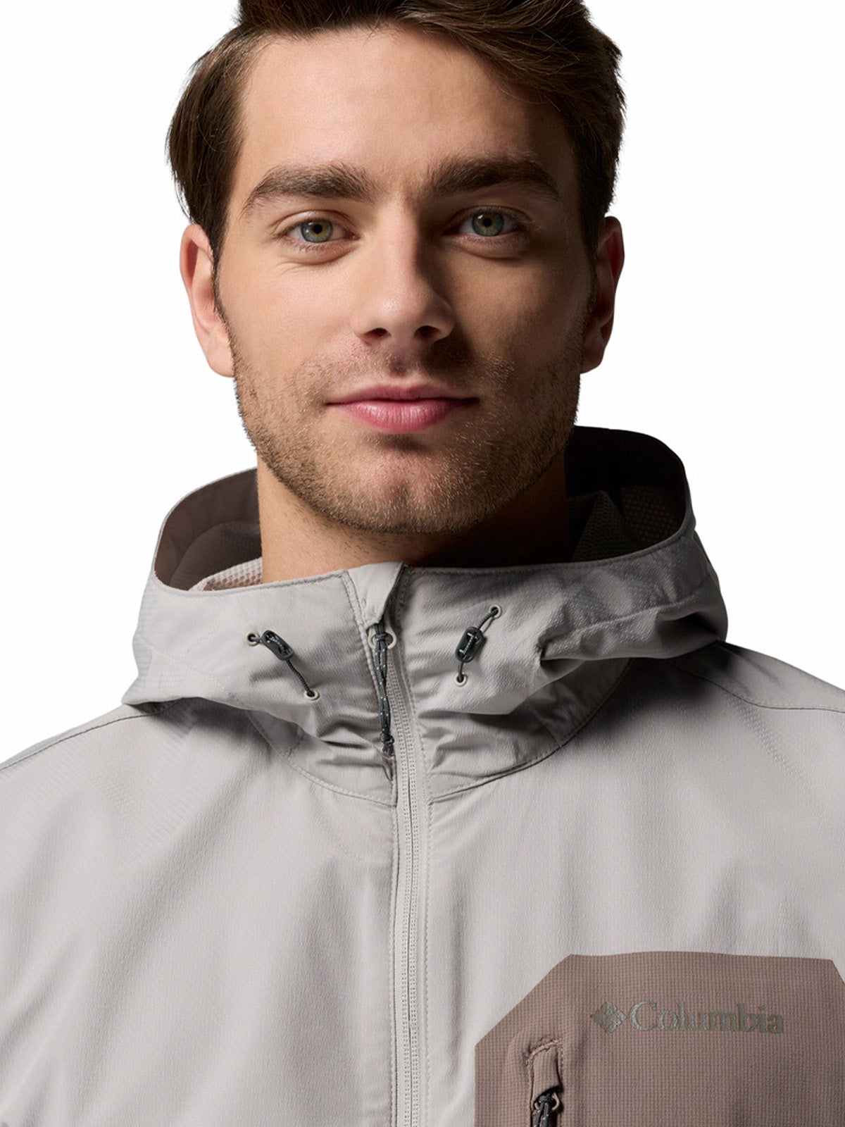 Softshell Hombre Tall Heights III Hoodied Gris Columbia