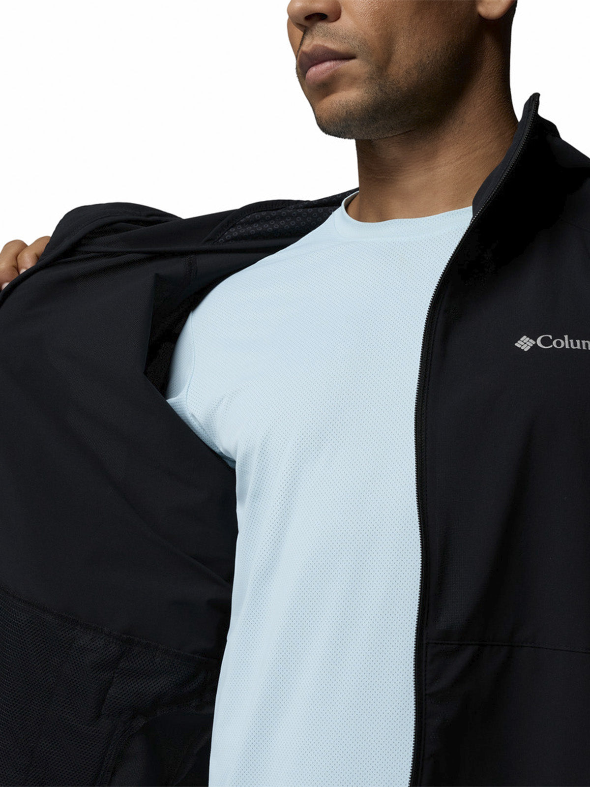 Cortaviento Hombre Trailborne Negro Columbia