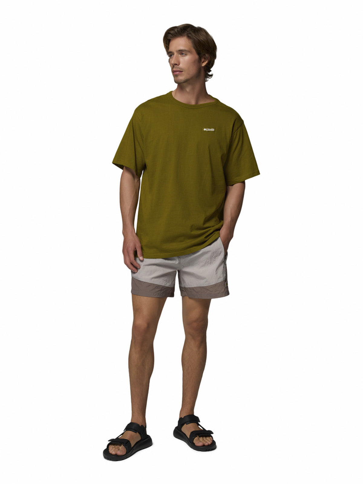 Short Hombre Riptide Retro Gris Columbia