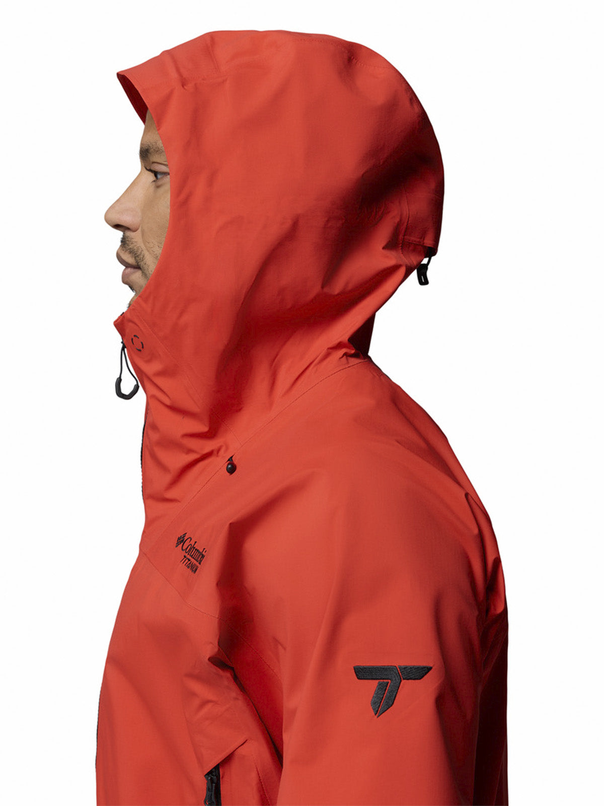 Cortaviento Hombre Saudan Pro 3L Naranjo Columbia