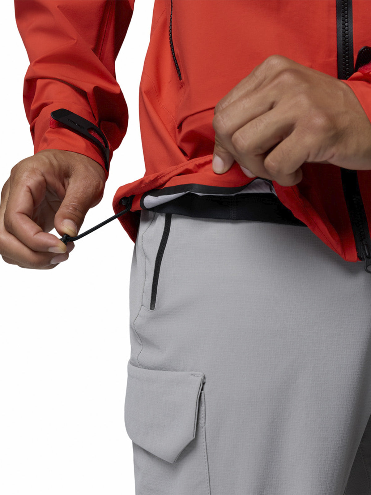 Cortaviento Hombre Saudan Pro 3L Naranjo Columbia
