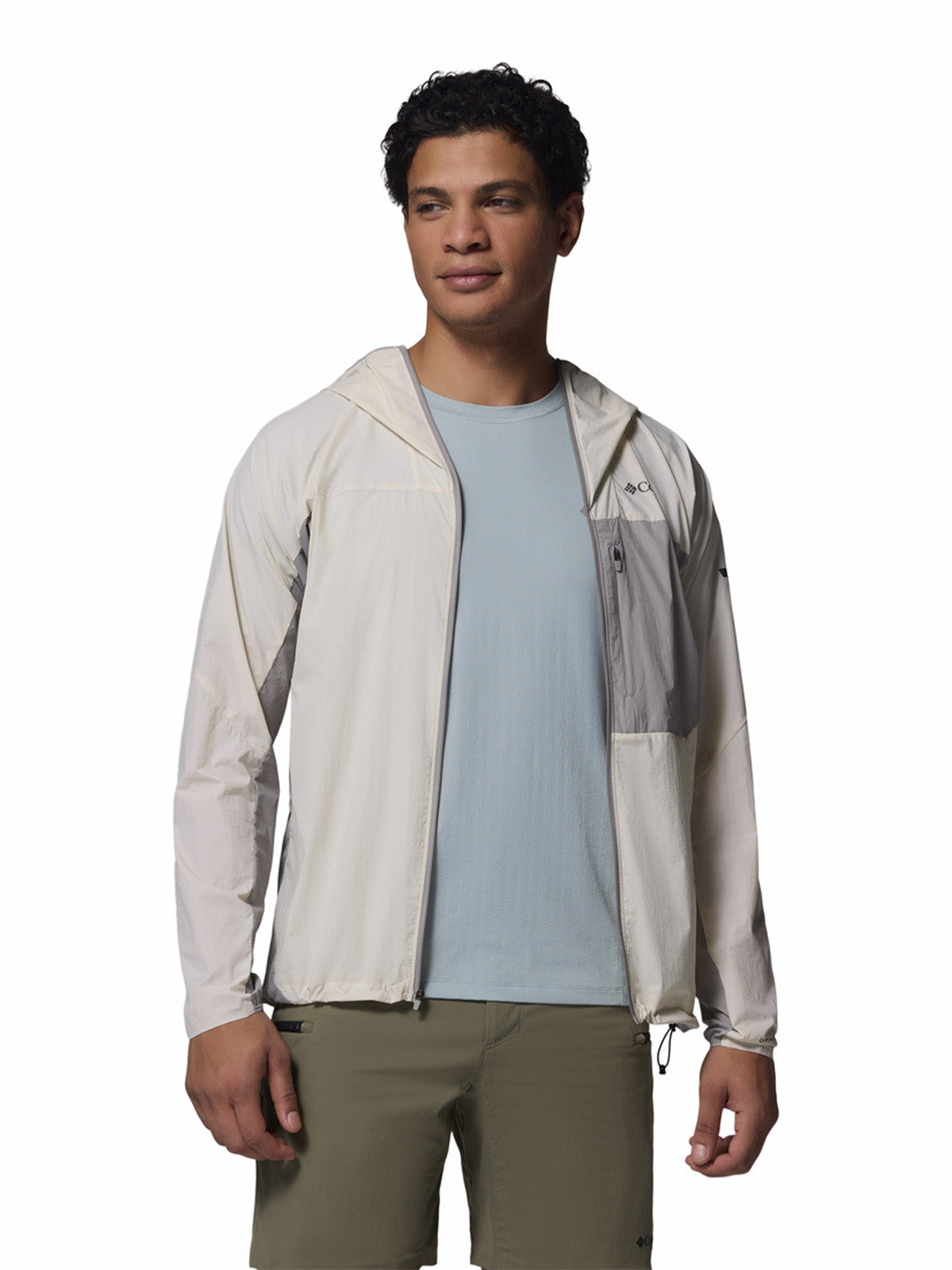 Cortaviento Hombre Khyex Pr Wind Gris Columbia