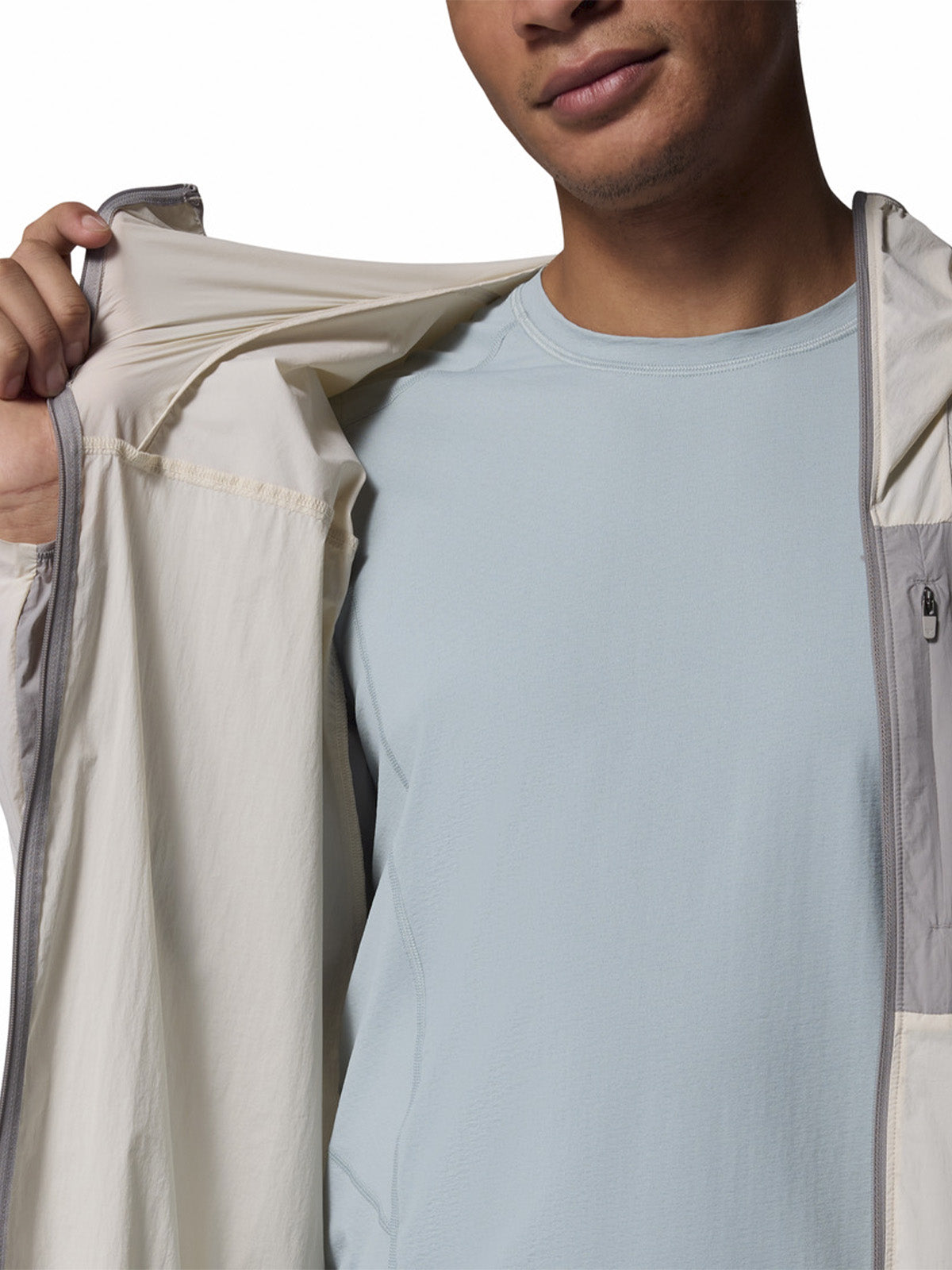 Cortaviento Hombre Khyex Pr Wind Gris Columbia