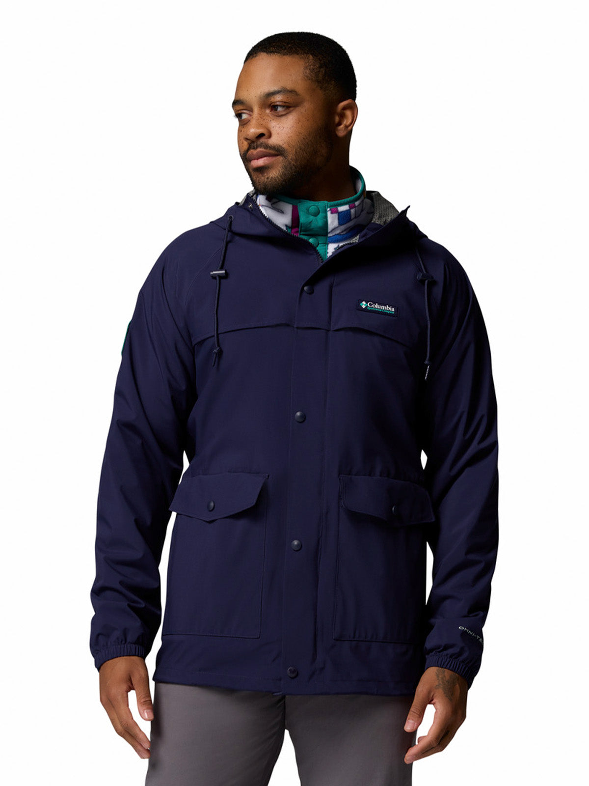 Cortaviento Hombre Disney Mickey Ibex Azul Columbia
