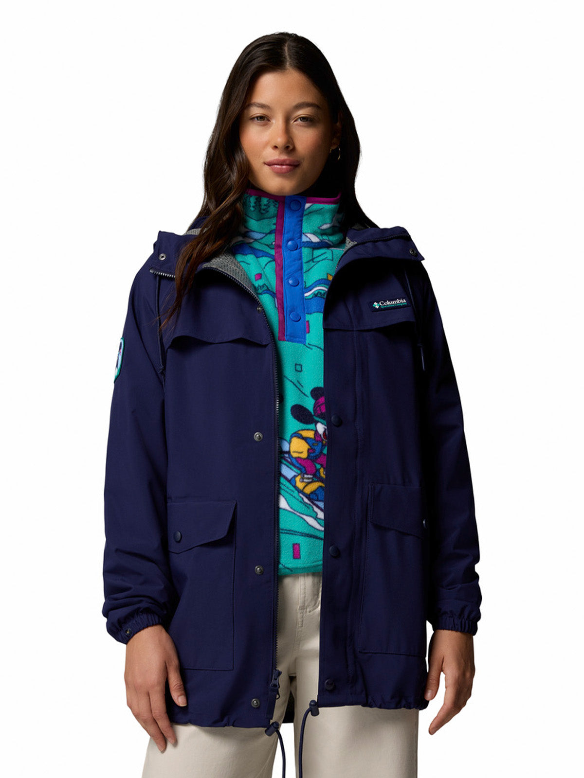 Cortaviento Hombre Disney Mickey Ibex Azul Columbia